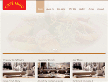Tablet Screenshot of cafemirohawaii.com
